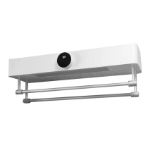 easy installation Timing Adjustable bathroom corner disinfection towel rack  with uv light